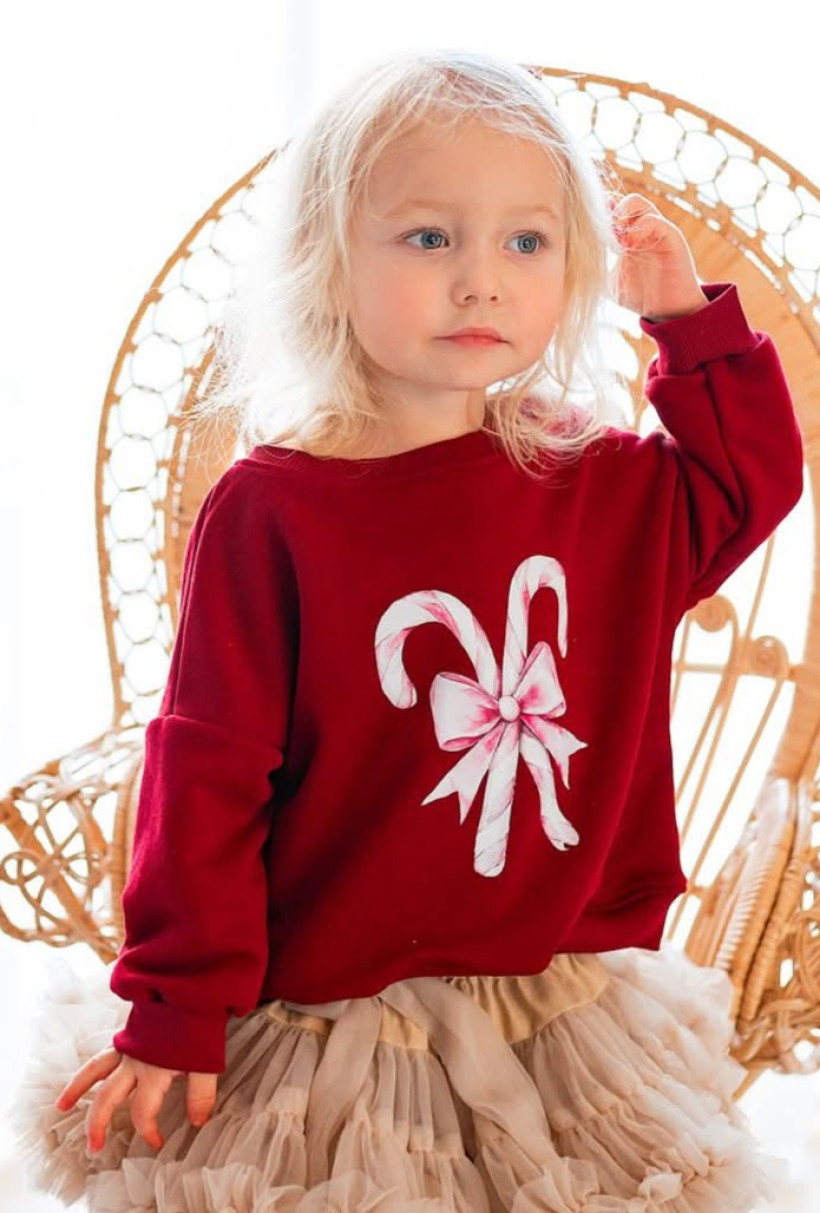 BLUZA  ŚWIĄTECZNA KOKARDA MAM TEN LUZ