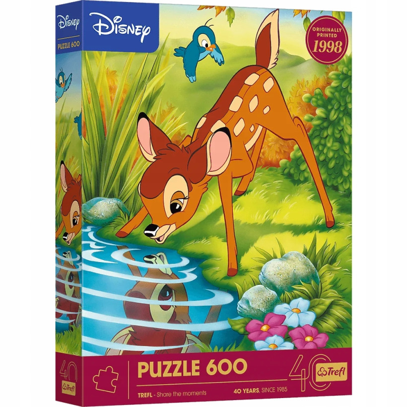 Trefl Puzzle 600 el. 40-lecie Trefl - Bambi