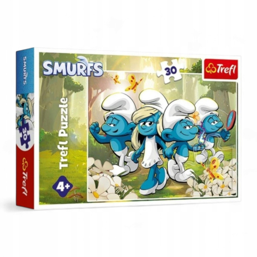 18317 TREFL PUZZLE 30 el. SMERFY, SMERFNE PRZYGODY