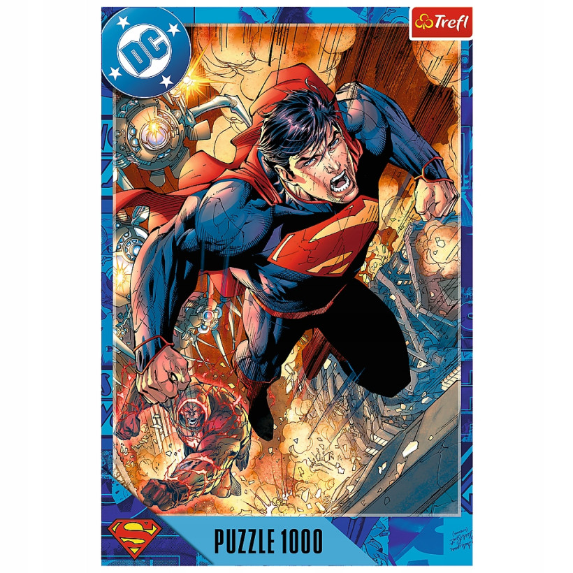 PUZZLE SUPERMAN W AKCJI TREFL 1000 ELEMENTÓW