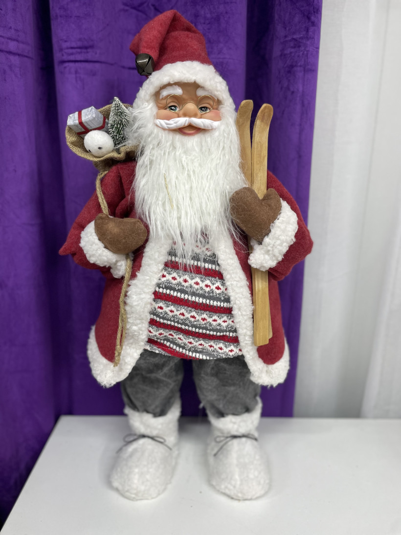 Mikołaj 85cm czerwono biały