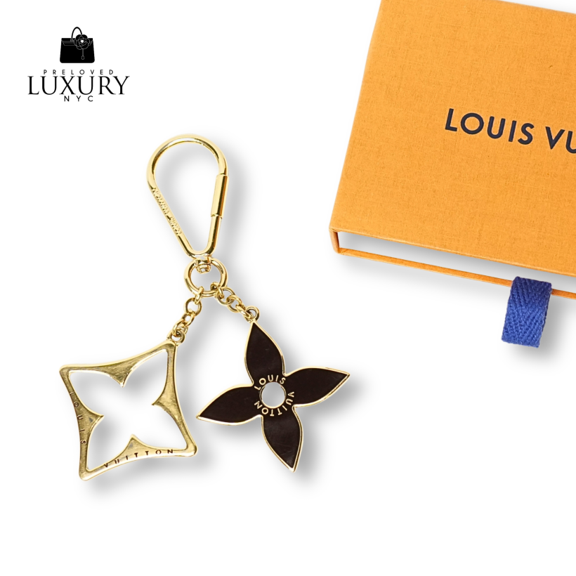 LOUIS VUITTON Flower Black Charm