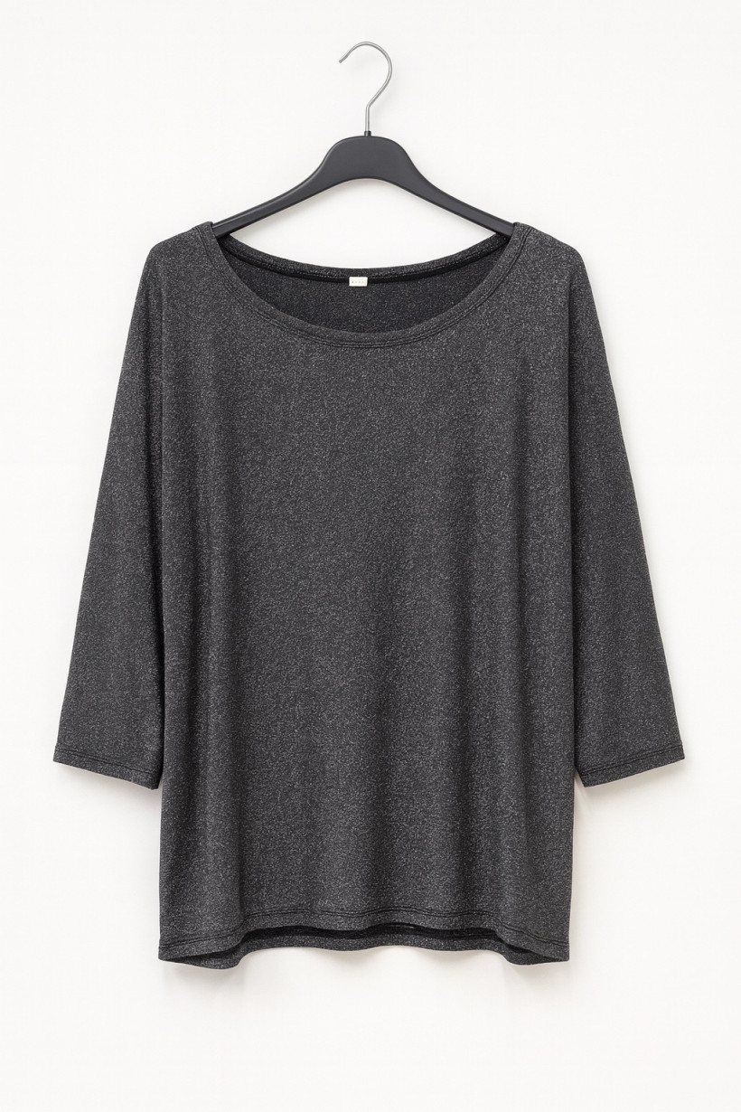 Bluzka  nietoperz srebrna