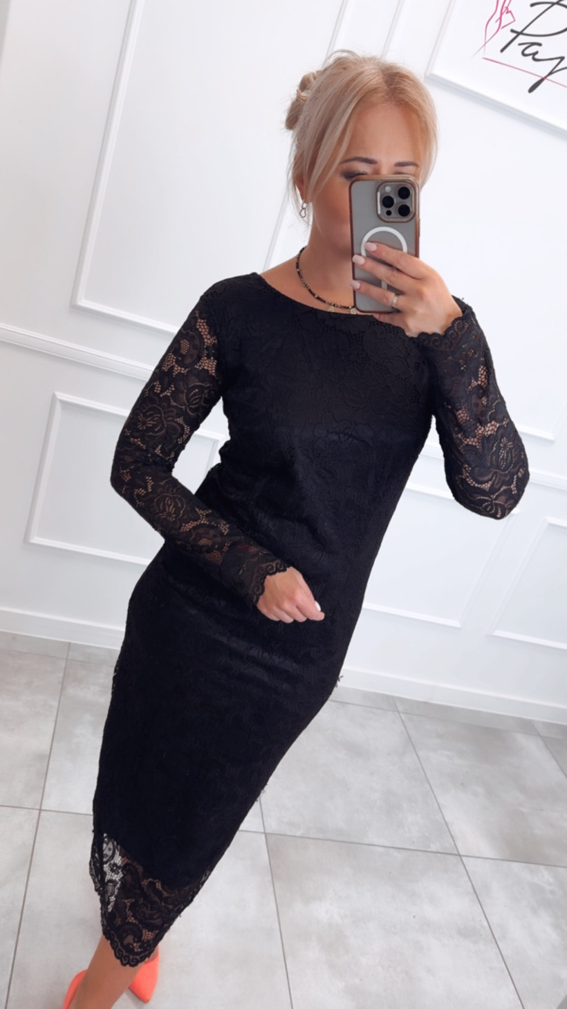 Sukienka maxi koronka 13999