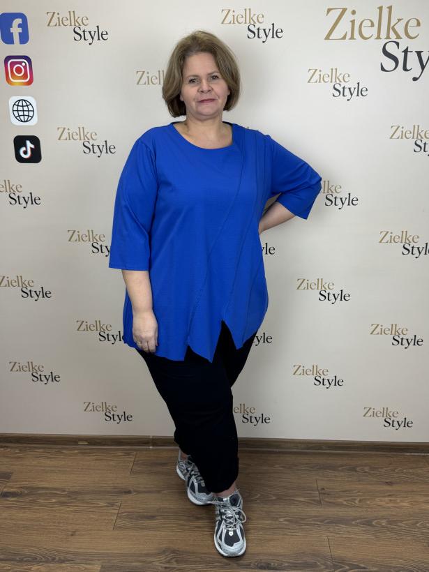 Italia nr 6 - Tunika jednokolorowa ukośne przeszycia - 1810 - chaber