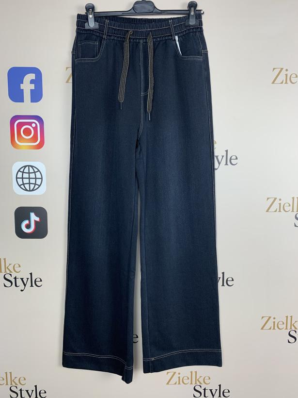 Spodnie na gumie, szwedy - 2xl / 3 xl - 2536 - granat