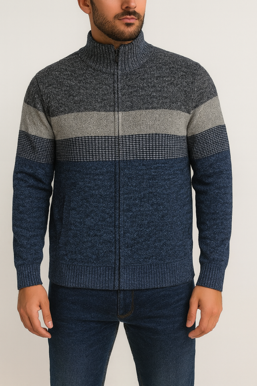 Sweter Ocieplany na zamek