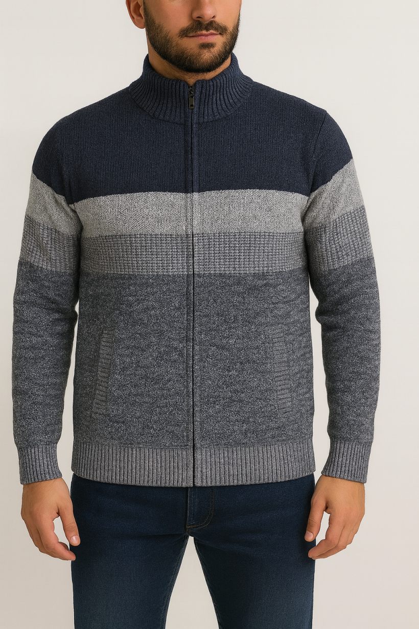 Sweter Ocieplany na zamek