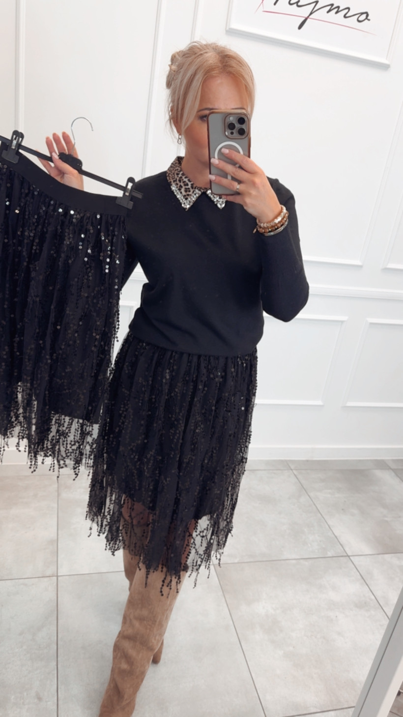 Spódnica cekiny 14016