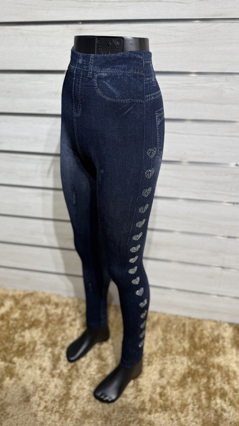 LEGGING CARDA C/ APLIQUE CORAÇÕES