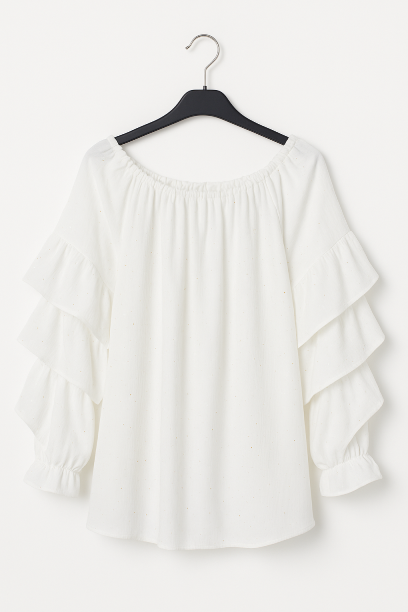 Bluzka hiszpanka biała