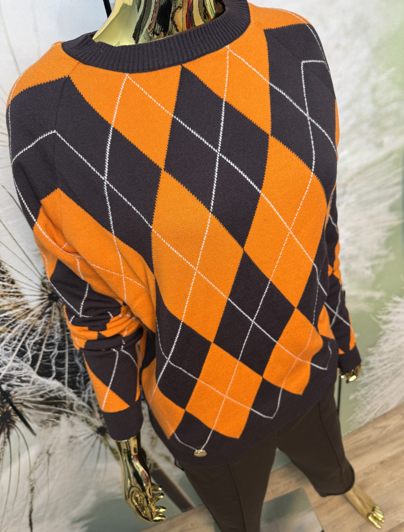 Luksusowa Bluza ‚Rombowzór’ Minouu