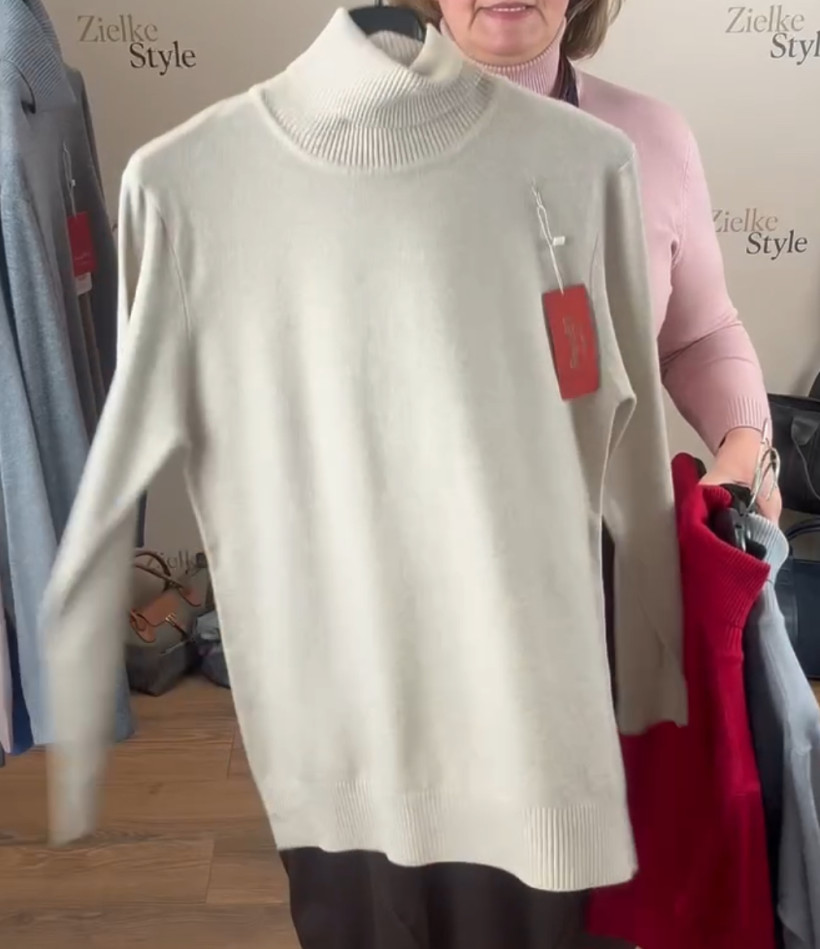 Golf jednokolorowy - ht - (l/xl) - 667 - beż