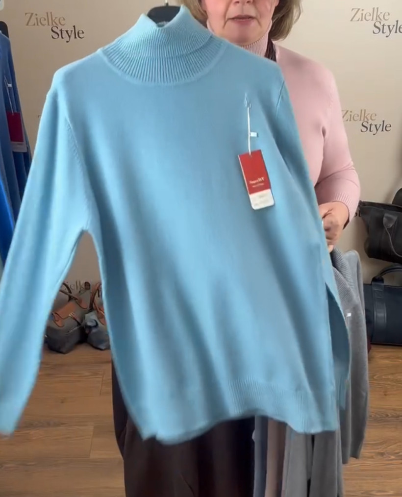 Golf jednokolorowy - ht - (xl/2xl, 2xl/3xl) - 667 - mięta