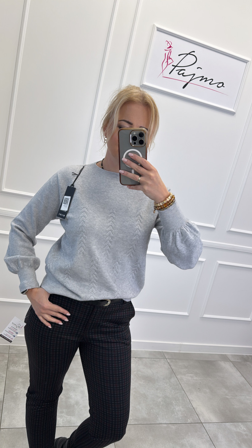 Sweter klasyczny wiskoza 14014