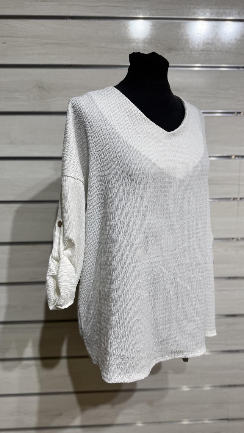 TUNICA LEVE TEXTURA CANELADA