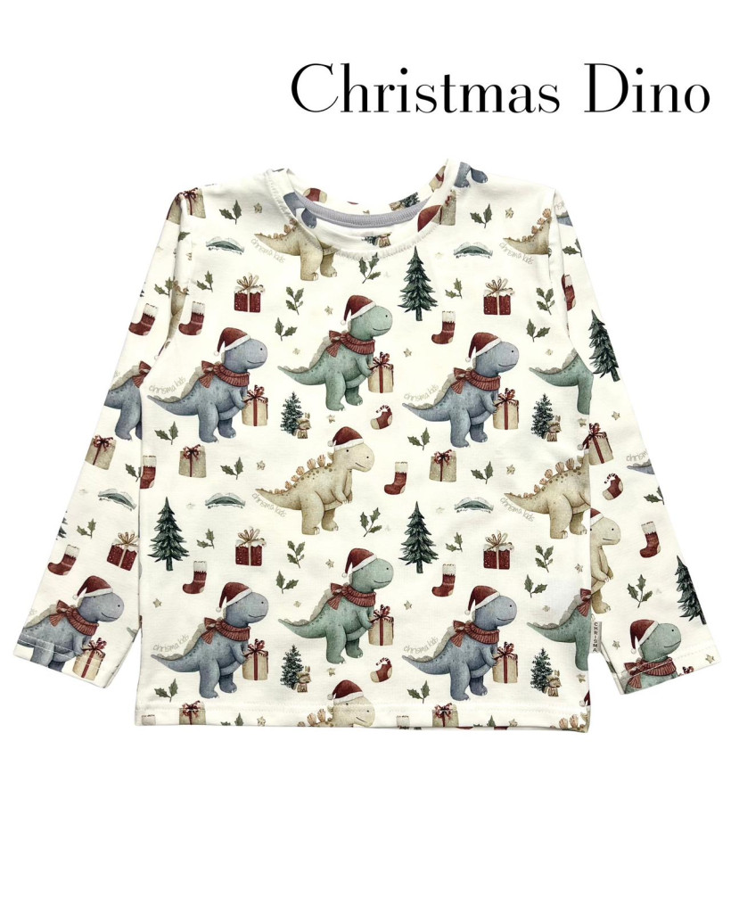 LONG ŚWIĄTECZNE DINO CHRISMA