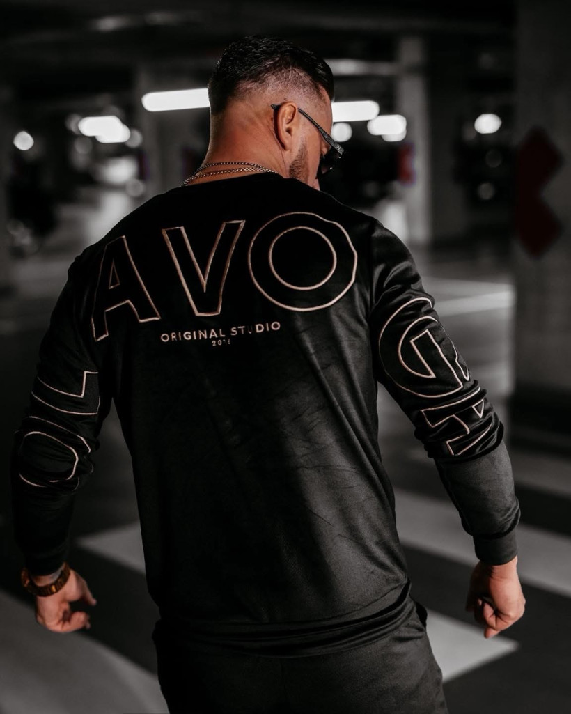 komplet męski VELVET ASH MEN czarny