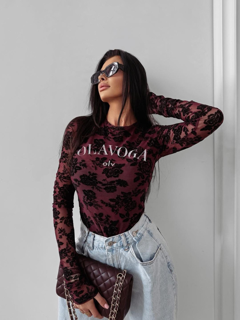 bluzka SEPIA burgund