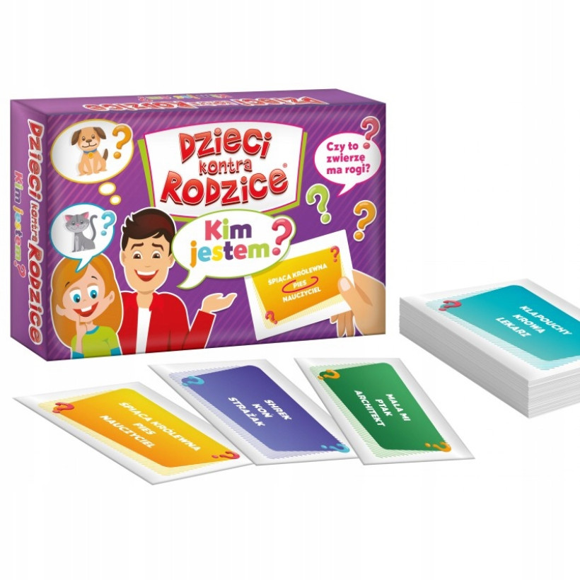 GRA RODZINNA DZIECI KONTRA RODZICE KIM JESTEM? - KANGUR