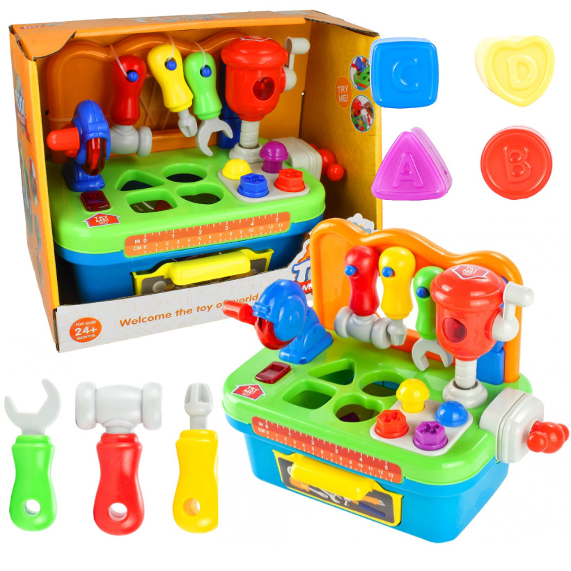 Warsztat Majsterkowicza Narzędzie dla Dzieci Plastikowe Bezpieczne Zestaw