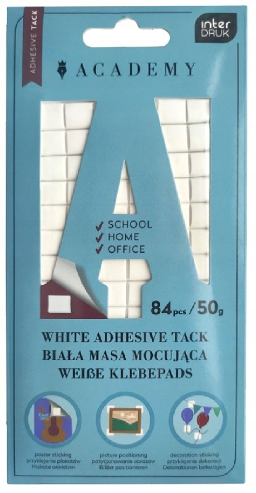 Biała masa mocująca Interdtuk Academy 