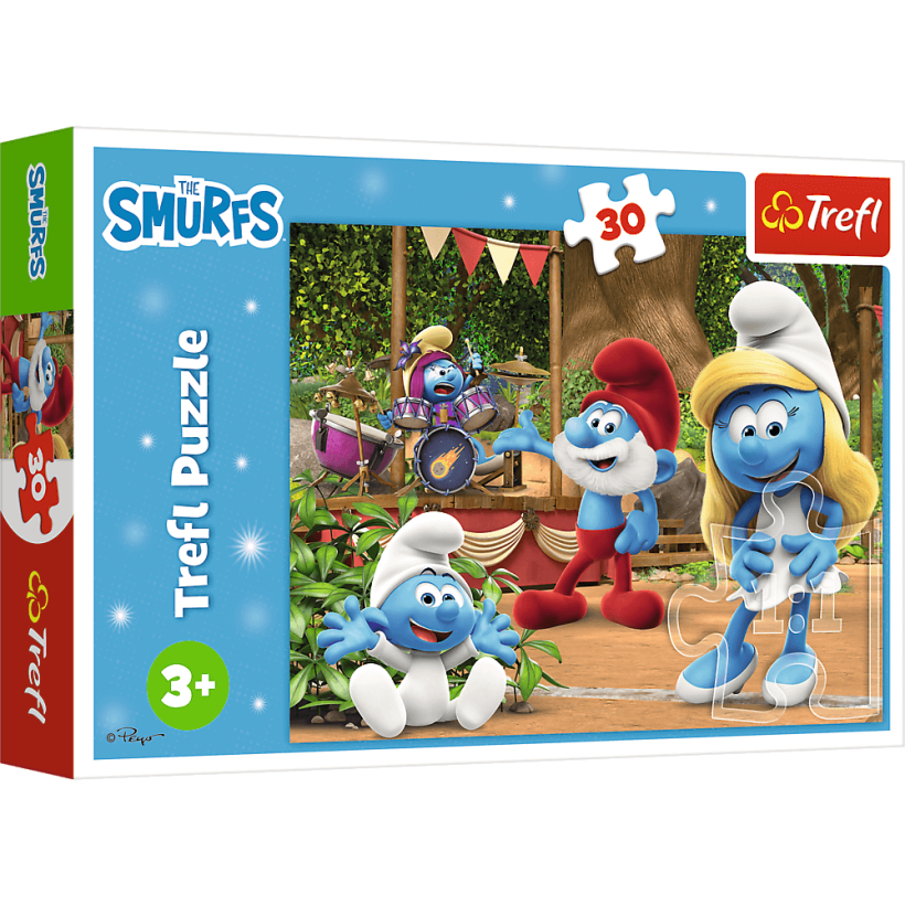 Puzzle Smerfy 30 el . Trefl 