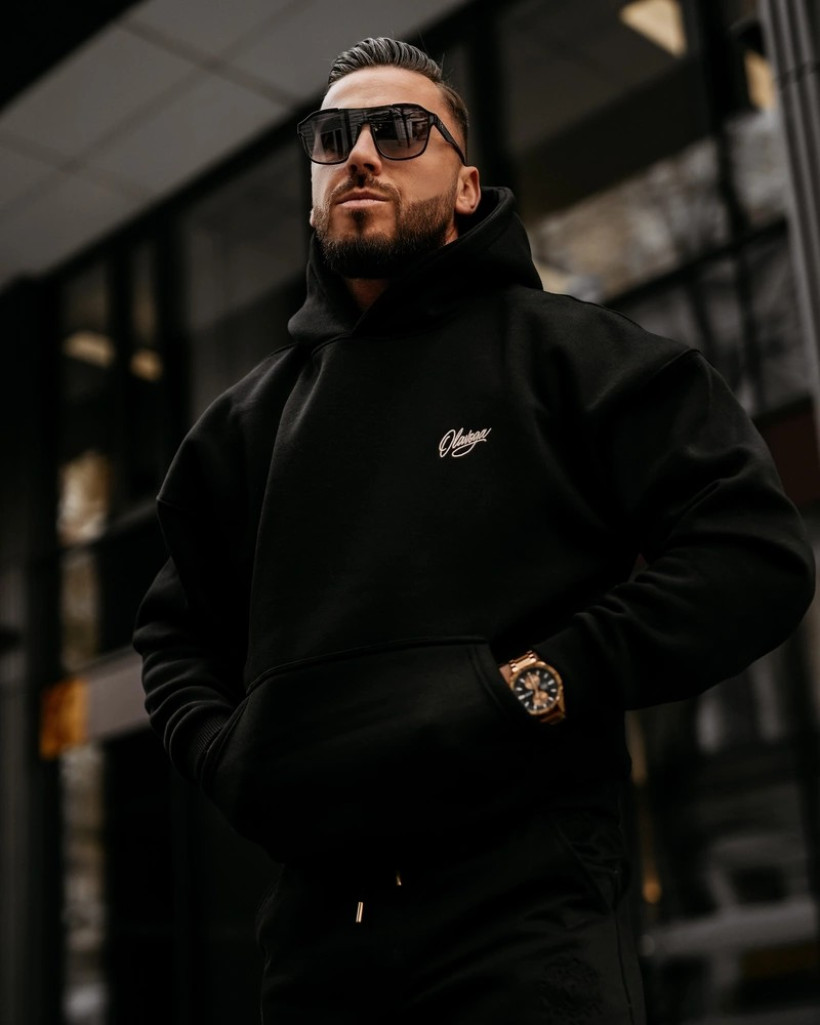 Bluza męska OLAVOGA UNIT 2025 czarna