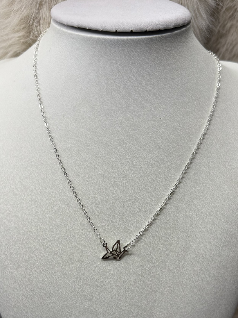 Naszyjnik srebrny ptaszek