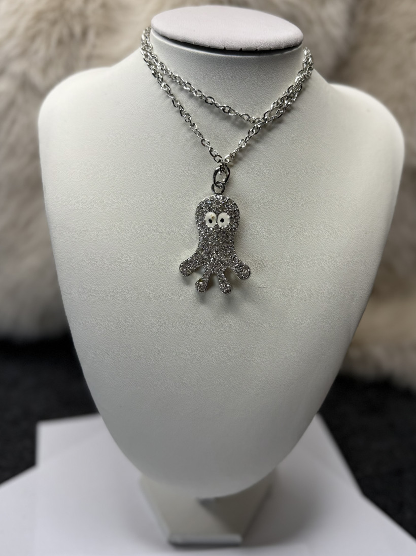 Naszyjnik długi ośmiorniczka 