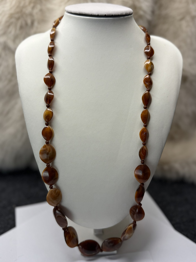 Naszyjnik VINTAGE kamienie