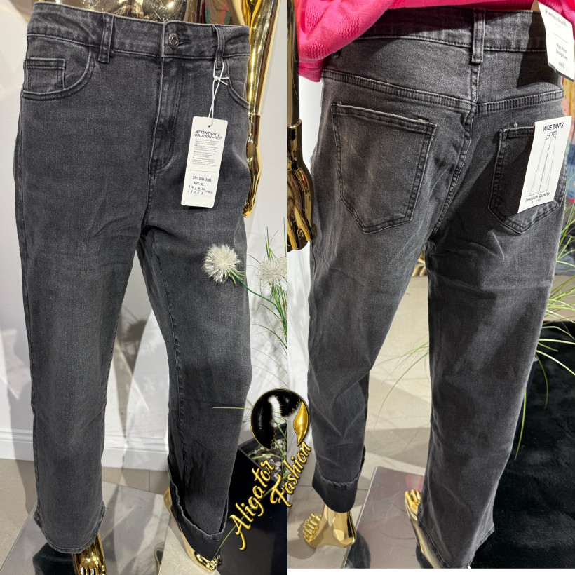 Spodnie Jeans premium szwedy czarne
