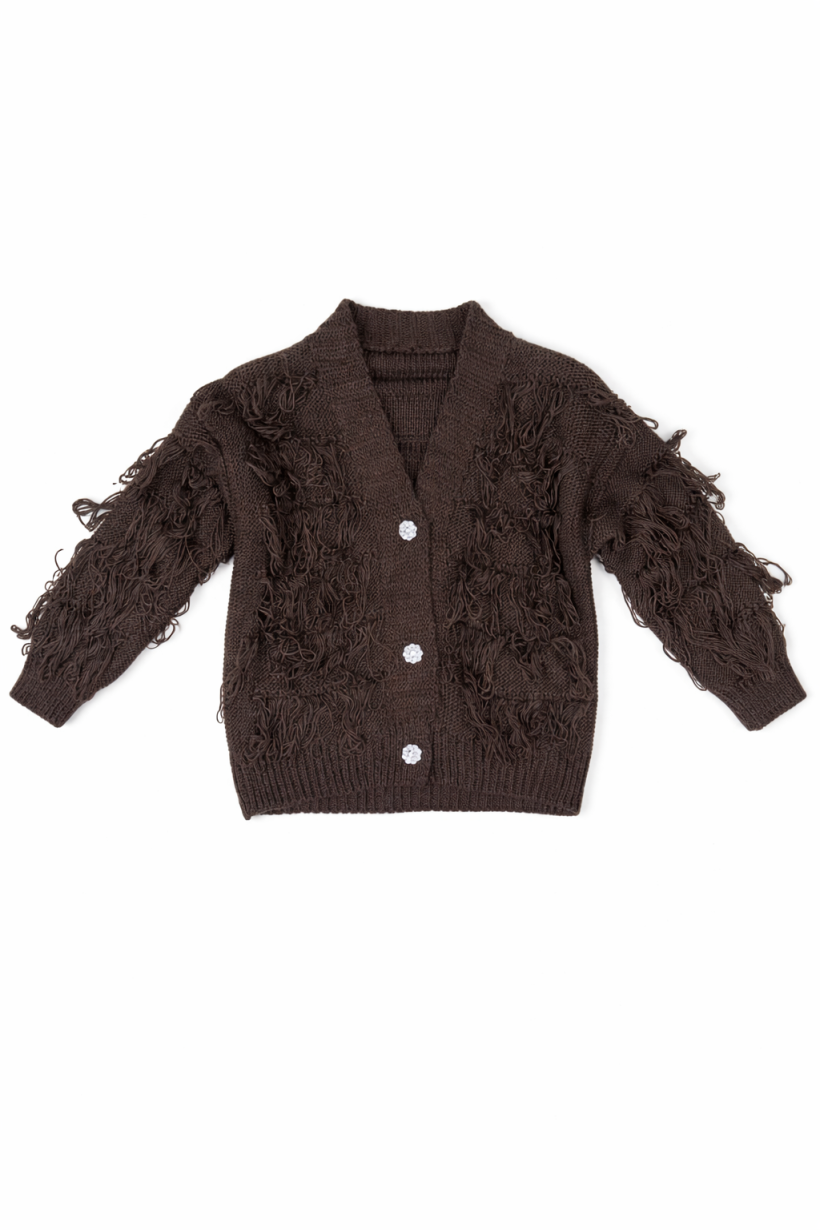 W Sweter MOP - Czekolada