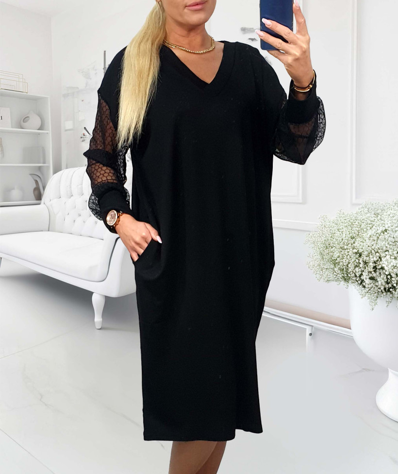 Elegancka sukienka damska Plus Size