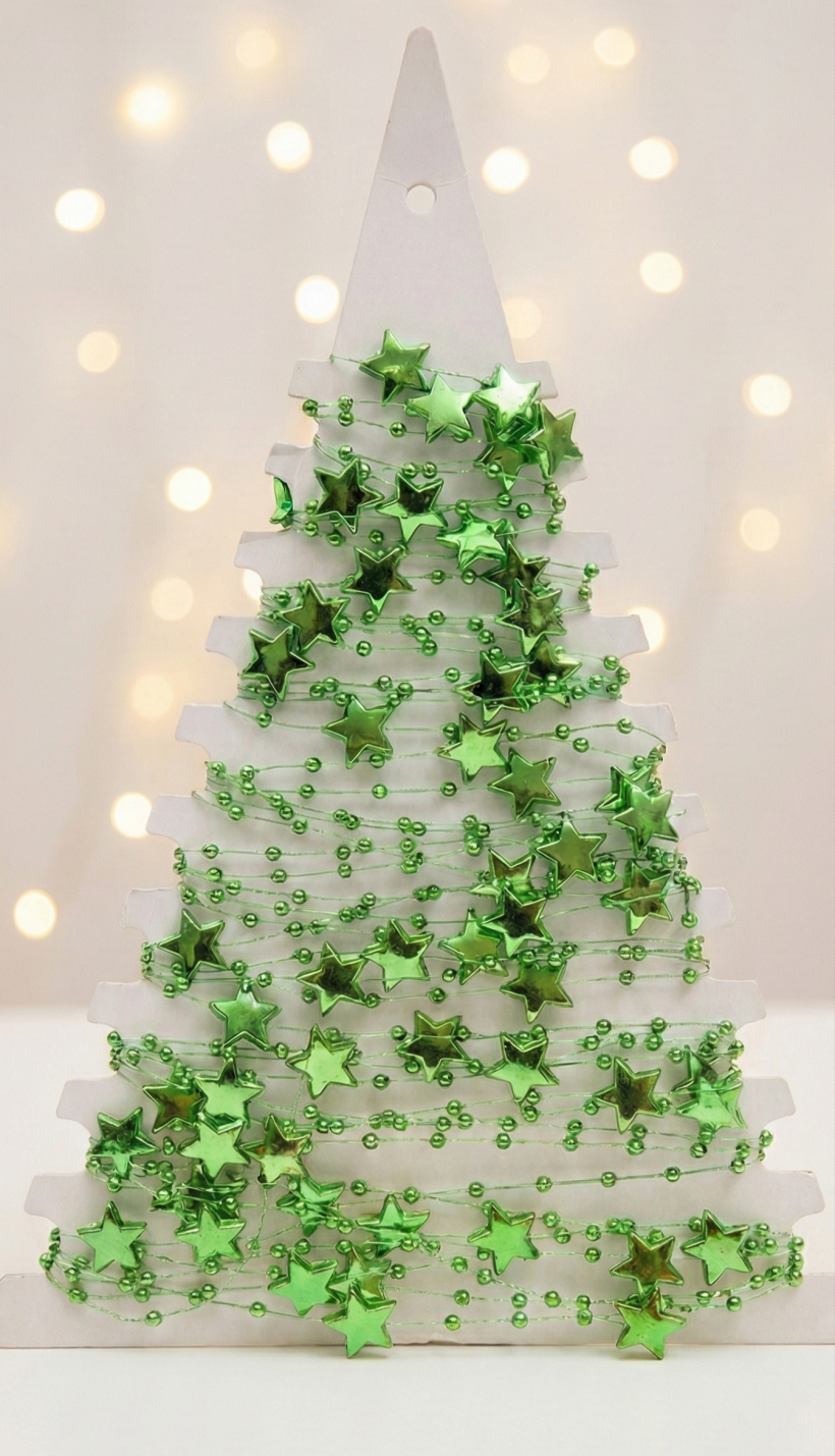 Korale zielone z gwiazdkami 10m 