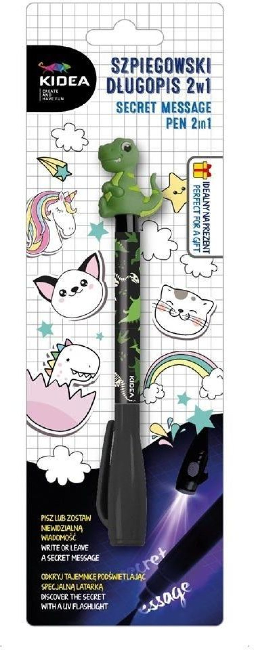 Długopis szpiegowski kidea 2w1