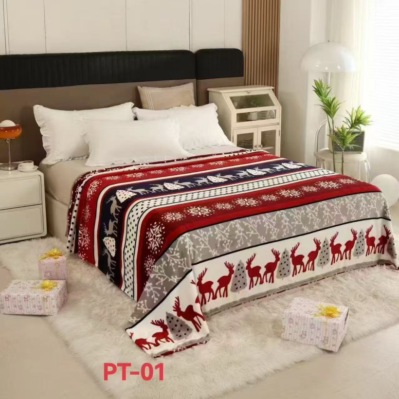 Koc świąteczny 160x200