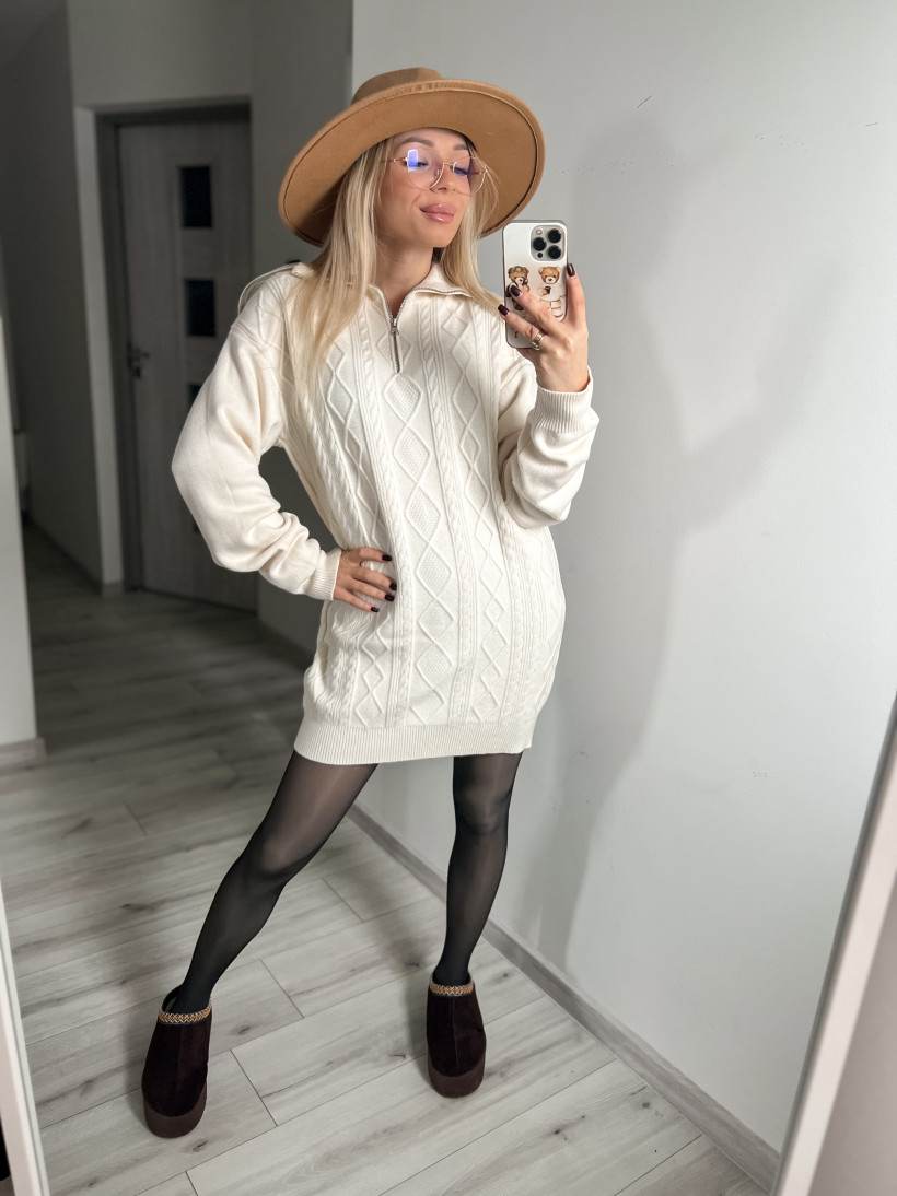 Tunika dzianinowa splot Y2622#