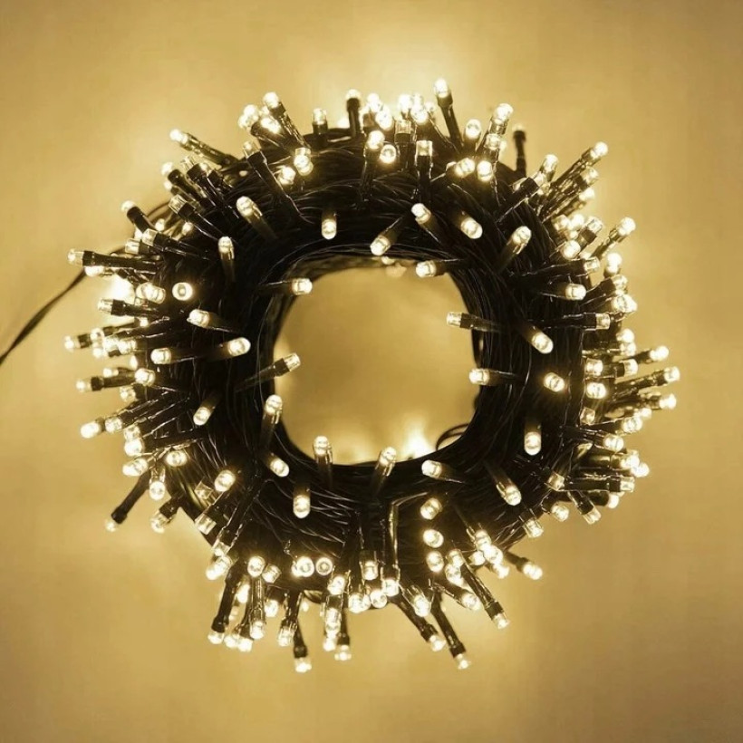 Lampki LED 100 ciepły biały