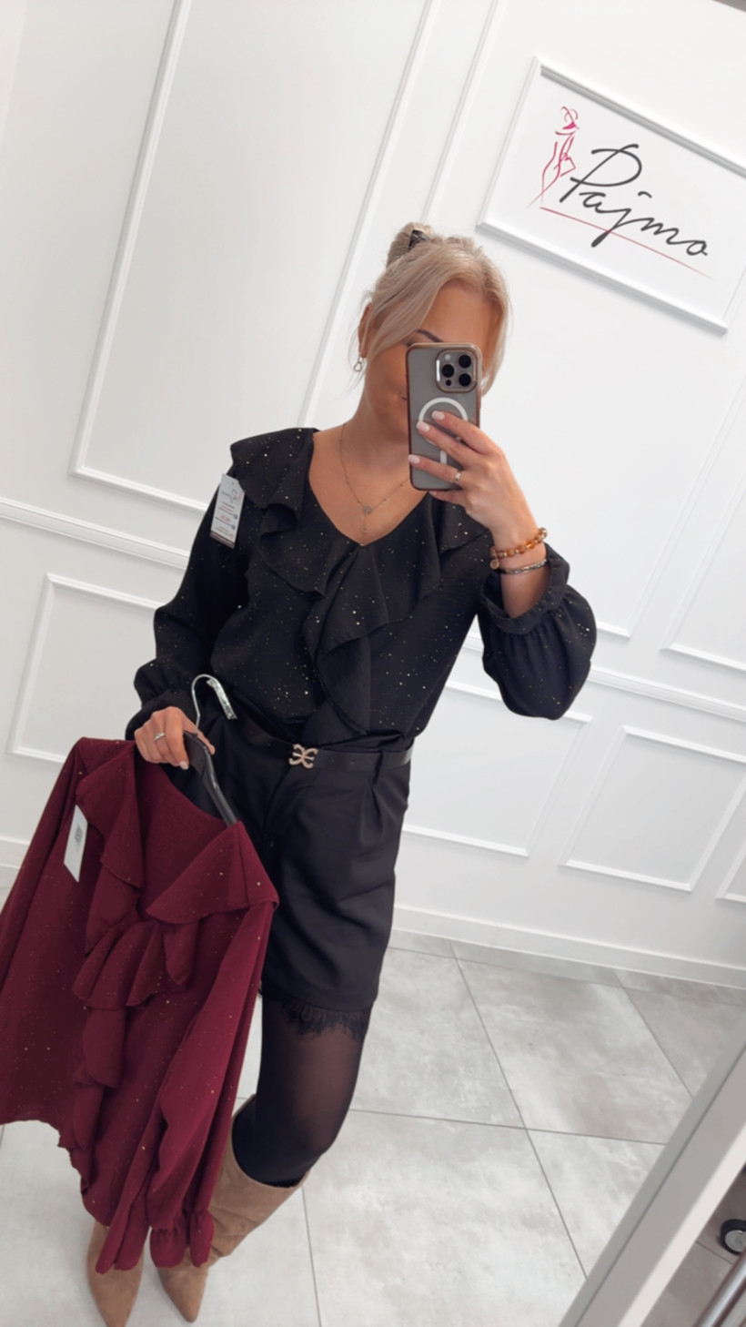 Bluzka złote drobinki 14063