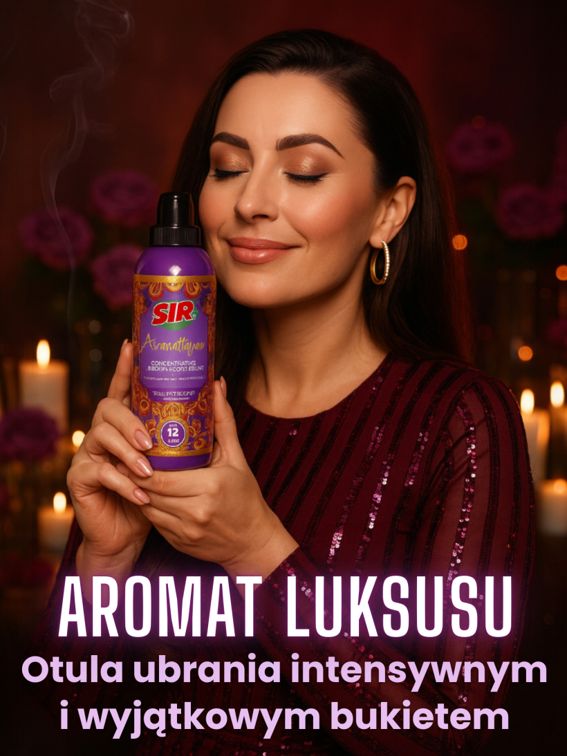 SIR FIOLETOWY SILNIE SKONCENTROWANY PŁYN DO PŁUKANIA KWIAT ZMIERZCHU