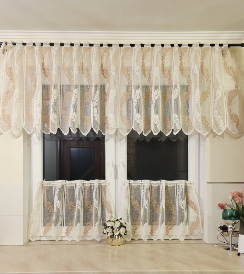 Zestaw kuchenny kremowo capucino 300x70 +2x100x50cm