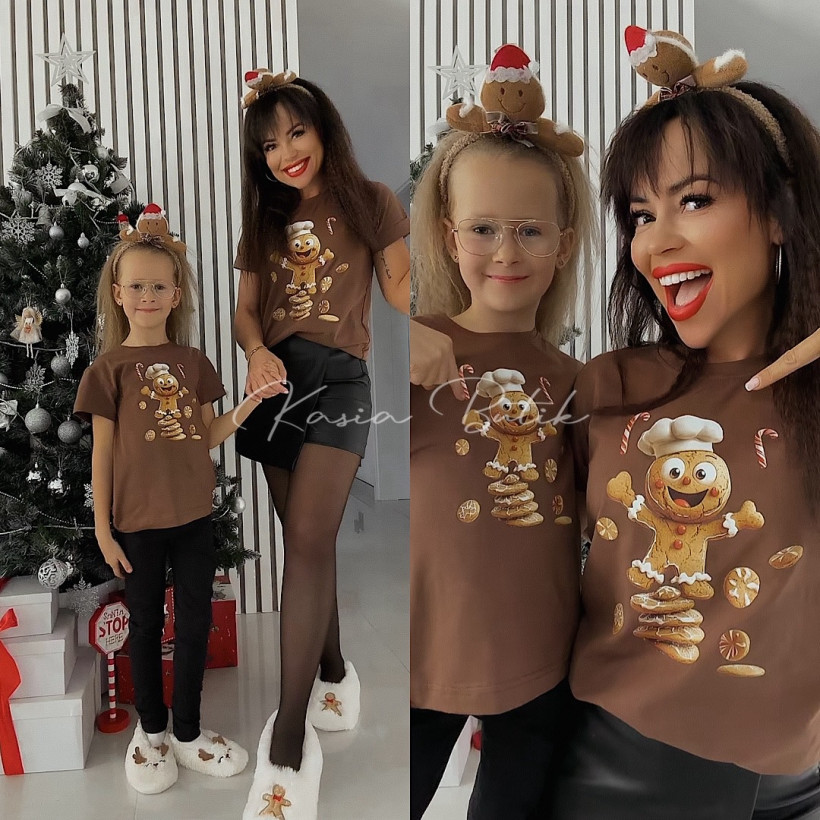 T-shirt Bawełniany Ciastek Orzechowy