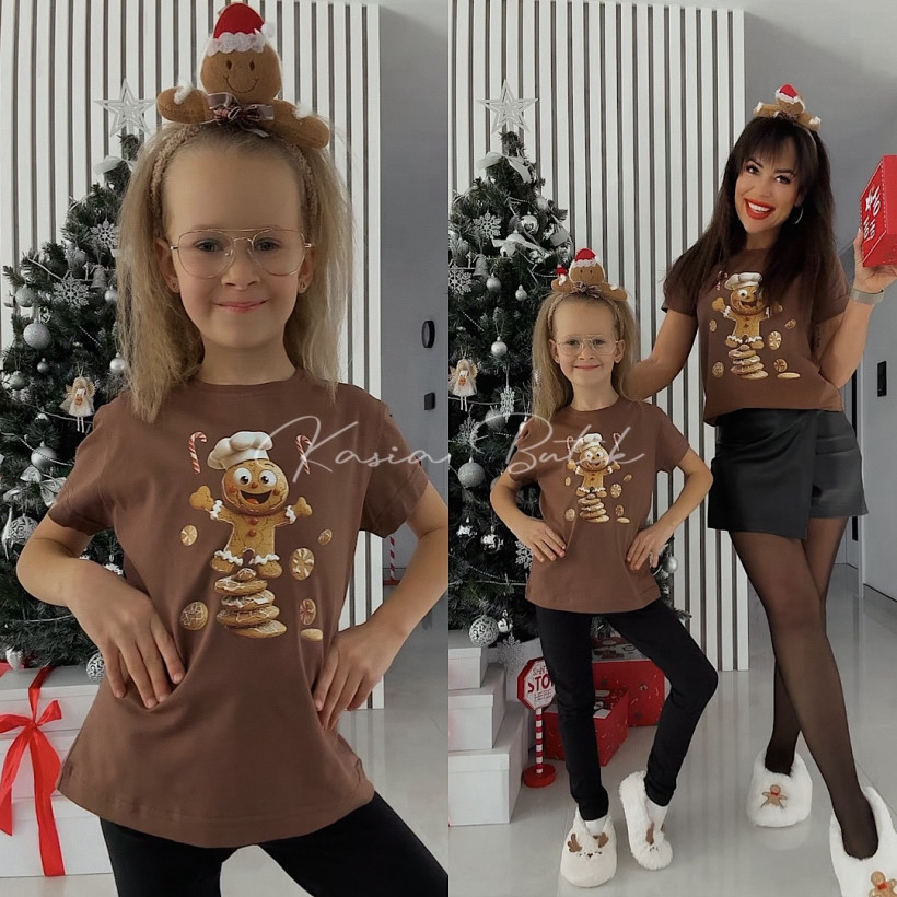 T-shirt Bawełniany Ciastek Orzechowy KIDS