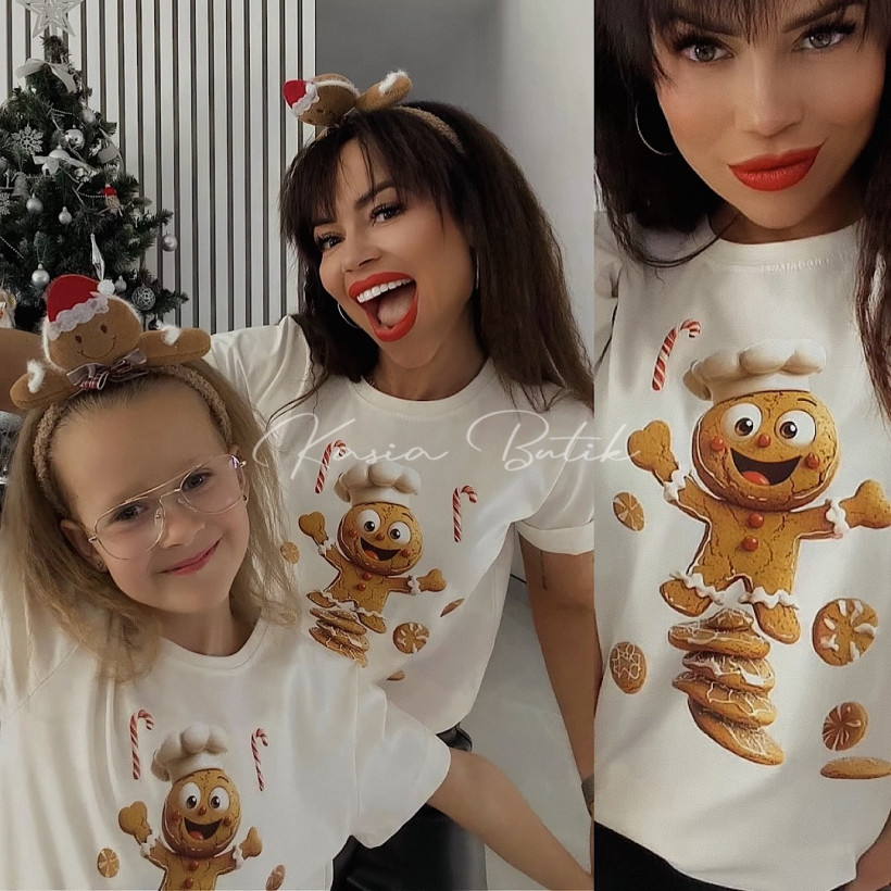 T-shirt Bawełniany Ciastek Śmietankowy