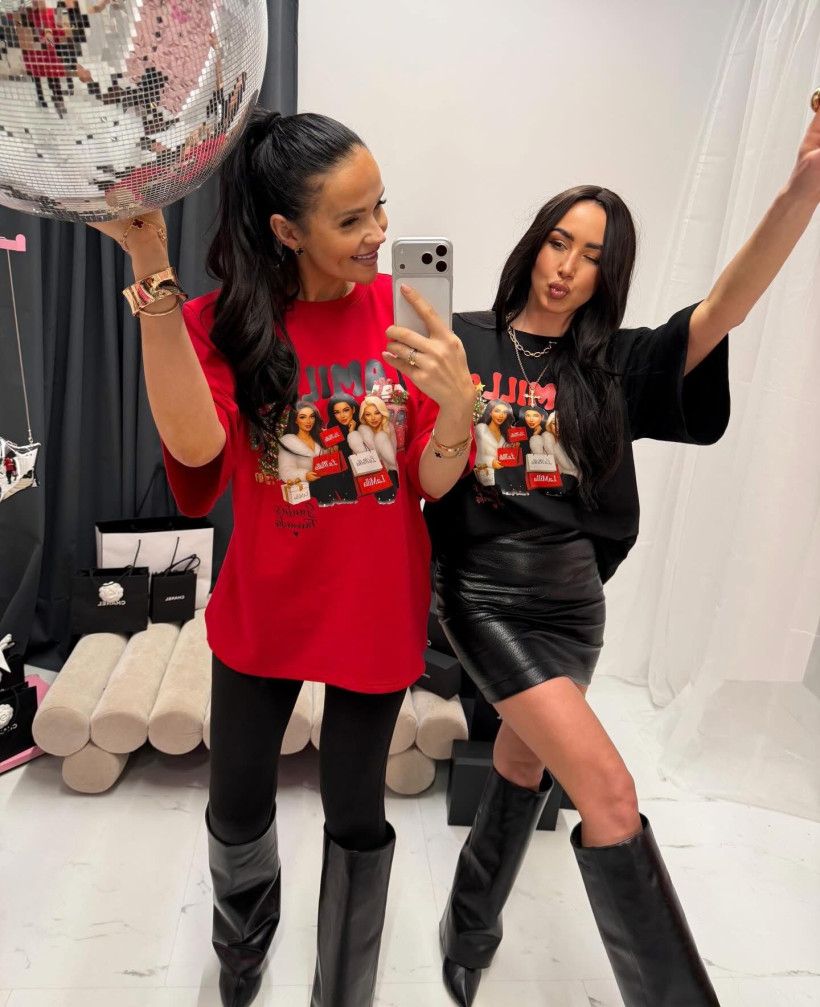 Koszulki świąteczne Lamilla czarne