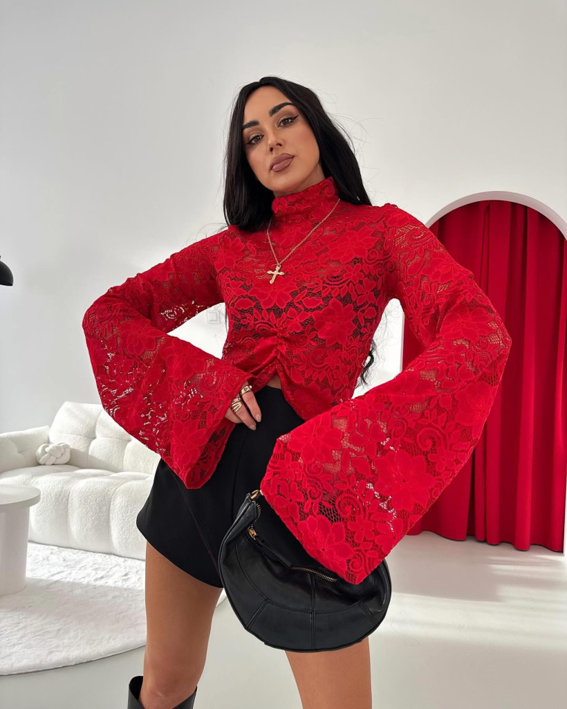 Bluzka Korona Lamilla czerwień