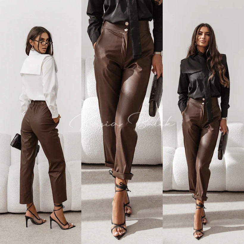 Spodnie Cygaretki Noah Czekoladowe