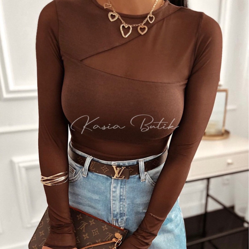 Bluzka Siateczka Lady Czekoladowa