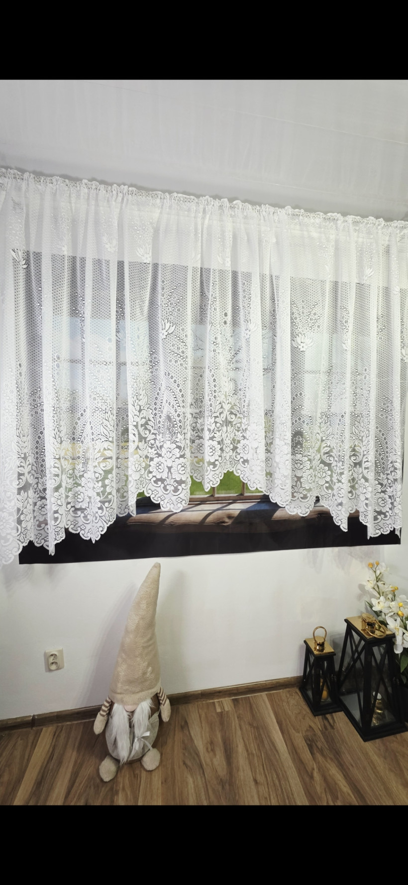 Firanja żakard łuk 400x160cm 